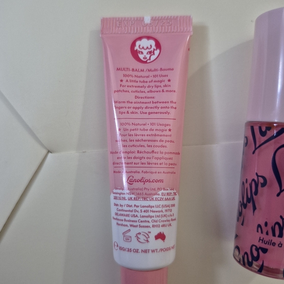 Lanolips Raspberry Lip Gloss - Picture 3 of 3